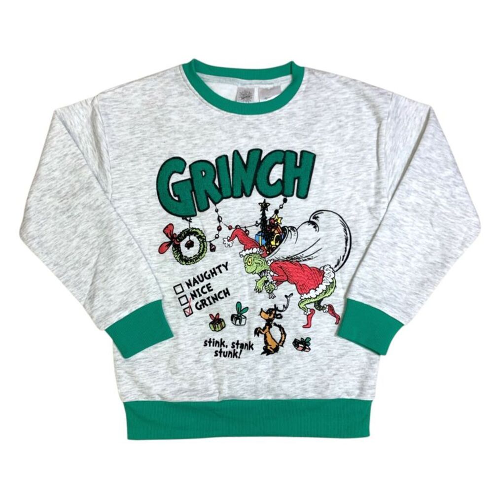 Licensed Character Kids’ Holiday Sweater – The Grinch by Dr. Seuss - The Grinch